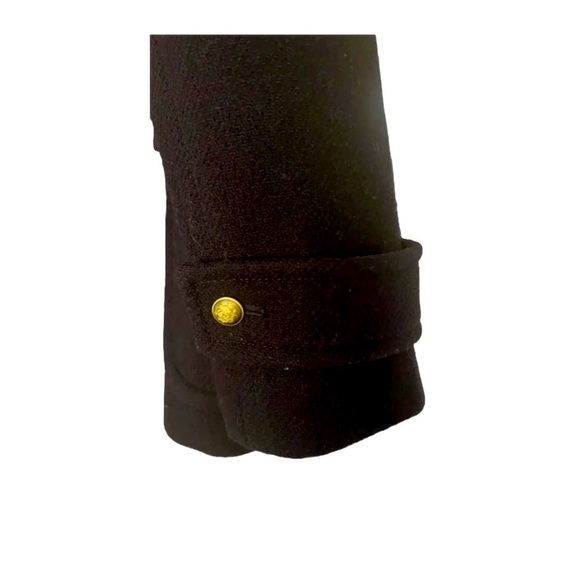 J Crew Wool Peacoat Double Breasted Navy Blue 00 bf - Picture 7 of 10